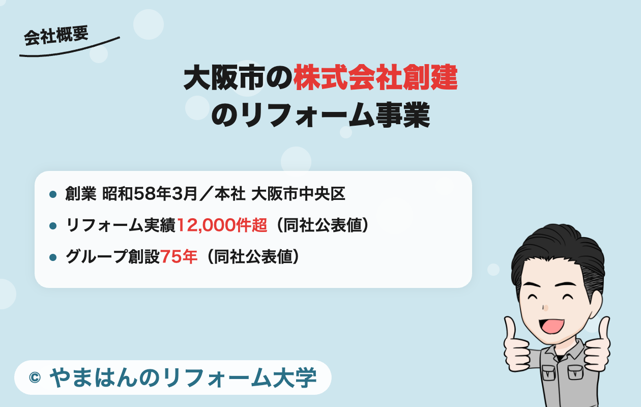 創建リフォームの会社概要